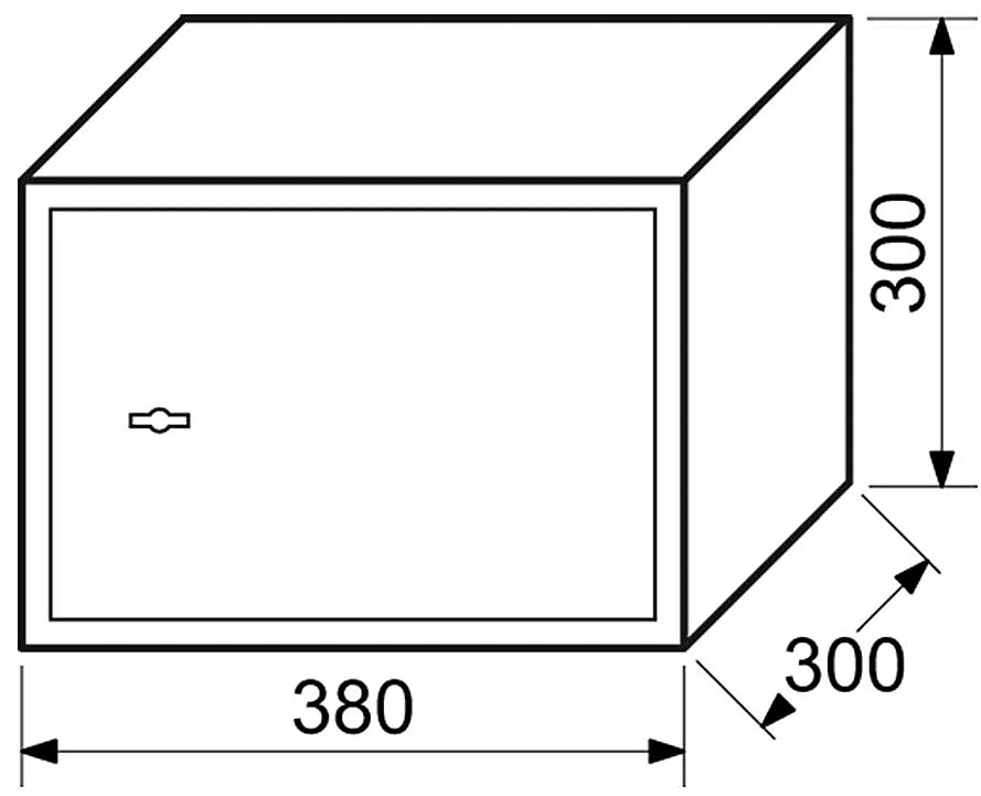 Oceľový trezor s mechanickým zámkom RICHTER RS.30.K