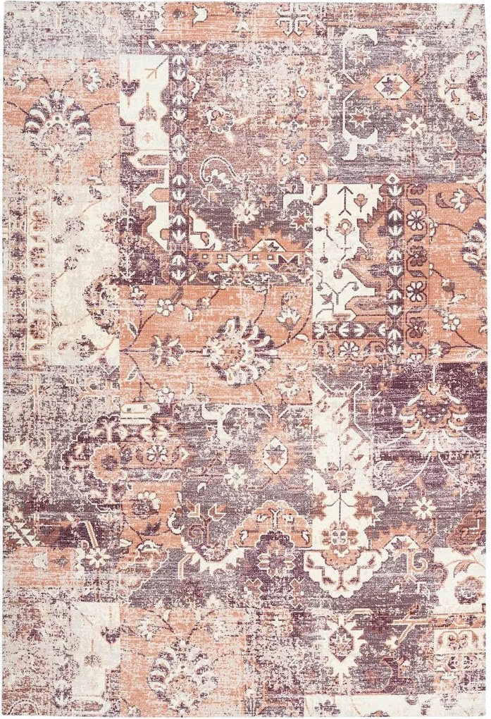 XXXLutz PLOCHO TKANÝ KOBEREC, 160/230 cm viacfarebná, terakotová - Online Only bytové doplnky - 005937116002