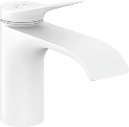 Hansgrohe Vivenis, umývadlová batéria 80, s výpustom, EcoSmart, biela matná, HAN-75010700