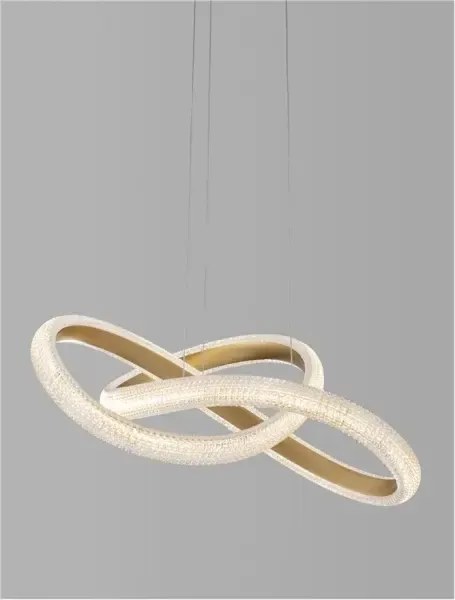 LED luster Medora A 75.5 zlaté