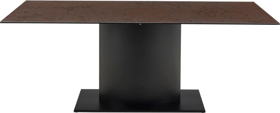 Jedálenský stôl Marbella 200 cm hnedý/čierny