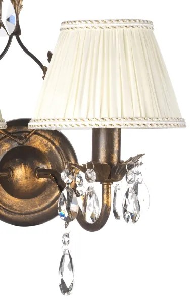 ONLI - Nástenné svietidlo KAREN 2xE14/6W/230V bronzová