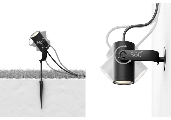 Philips 17428/30/P7 - LED RGB Vonkajšie bodové svietidlo Hue LILY LED/8W/230V IP65