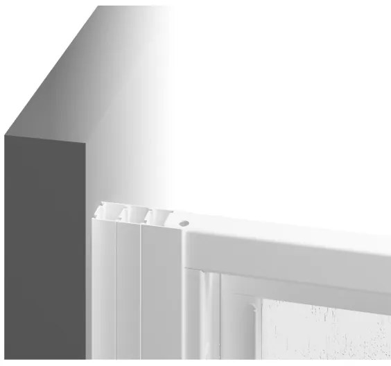 Ravak 940701R211 - Pevná sprchová zástena SUPERNOVA 90x198 cm biela