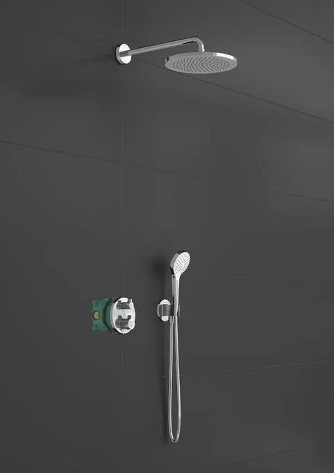 Hansgrohe Croma, sprchový systém 280 1jet s termostatom Ecostat S, chrómová, HAN-27954000