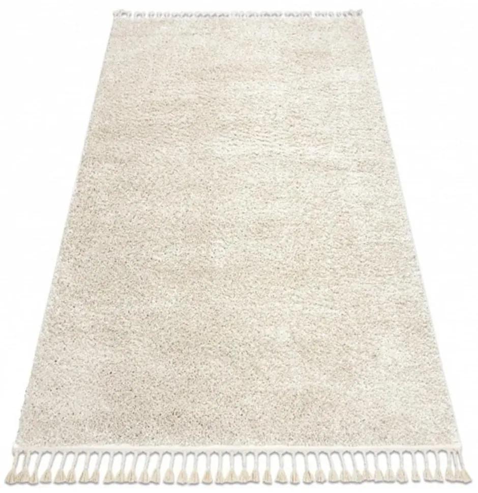 Kusový koberec Shaggy Berta krémový 180x270cm