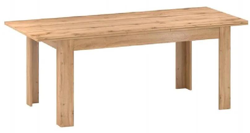 Tempo Kondela Rozkladací jedálenský stôl, dub apalačský, 160-200x90 cm, PUSAN S