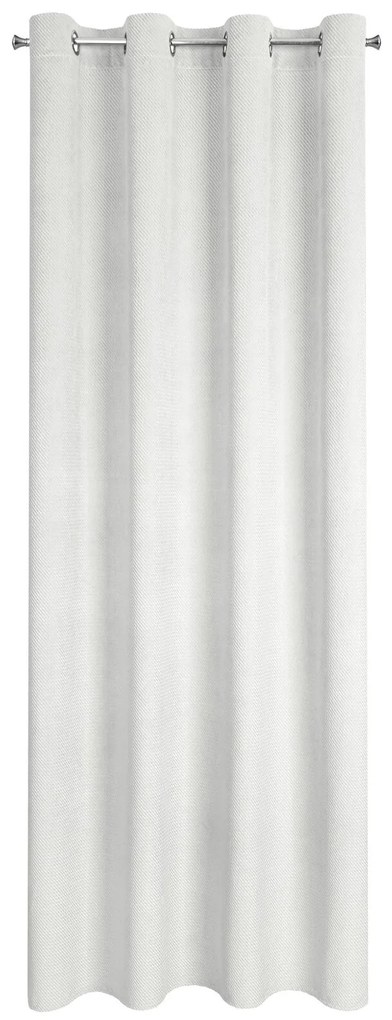 ZATEMŇOVACÍ ZÁVES NA KRÚŽKOCH ELIZA 140X250 CM BIELA
