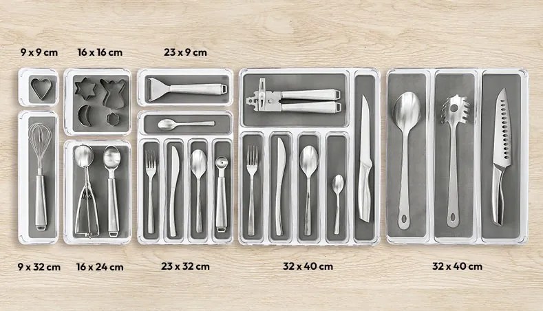 Plastový kuchynský organizér Universal, 32x23 cm