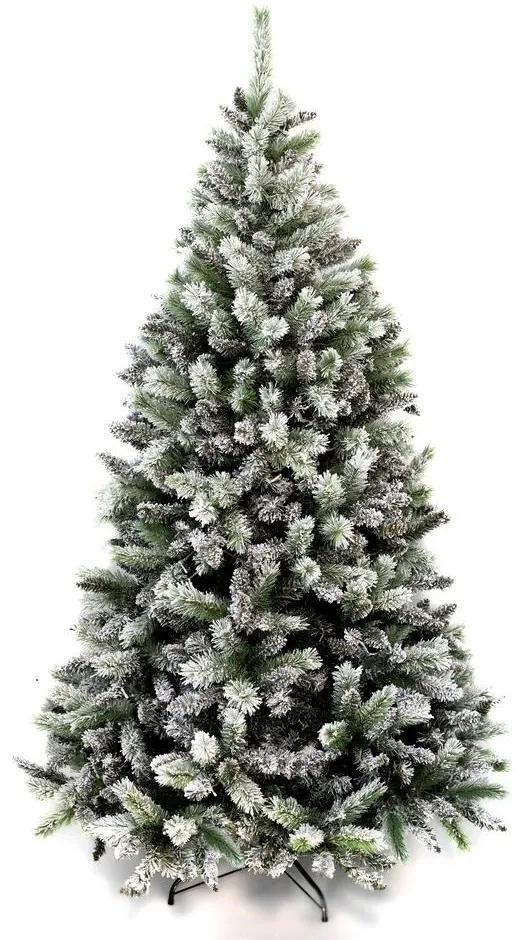 Umelý vianočný stromček Borovica Biela 240cm