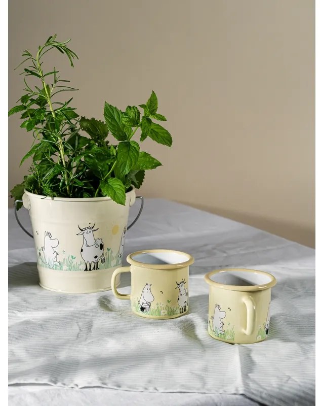 Hrnček Moomin Meadow 0,25l, smalt / žltý