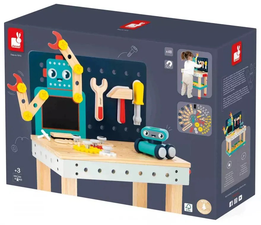 BricoKids - Pracovný ponk - Robot