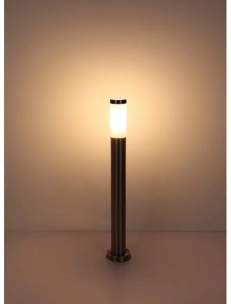 Globo 31588 - Vonkajšia lampa BOSTON 1xE27/23W/230V IP44 80 cm lesklý chróm