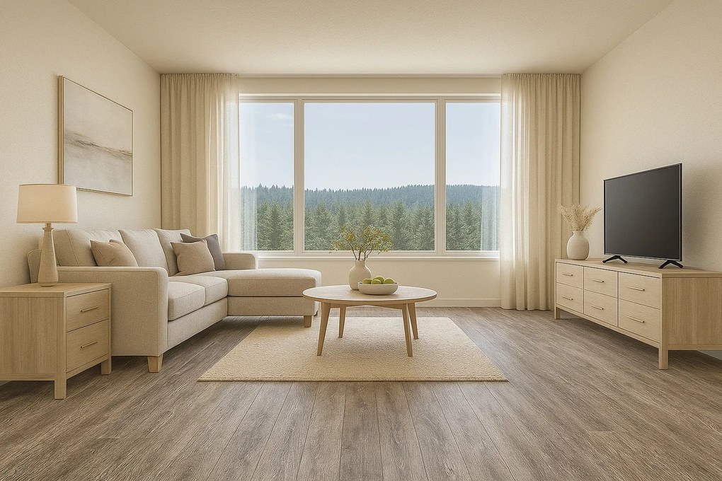Beauflor, PVC podlaha - lino Texalino Supreme 916 M Texas Oak, na mieru, šíře 5m, hnedá, filc, chodba / predsieň