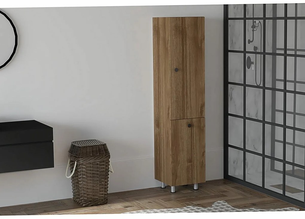 Skrinka do kúpeľne Lipa Walnut