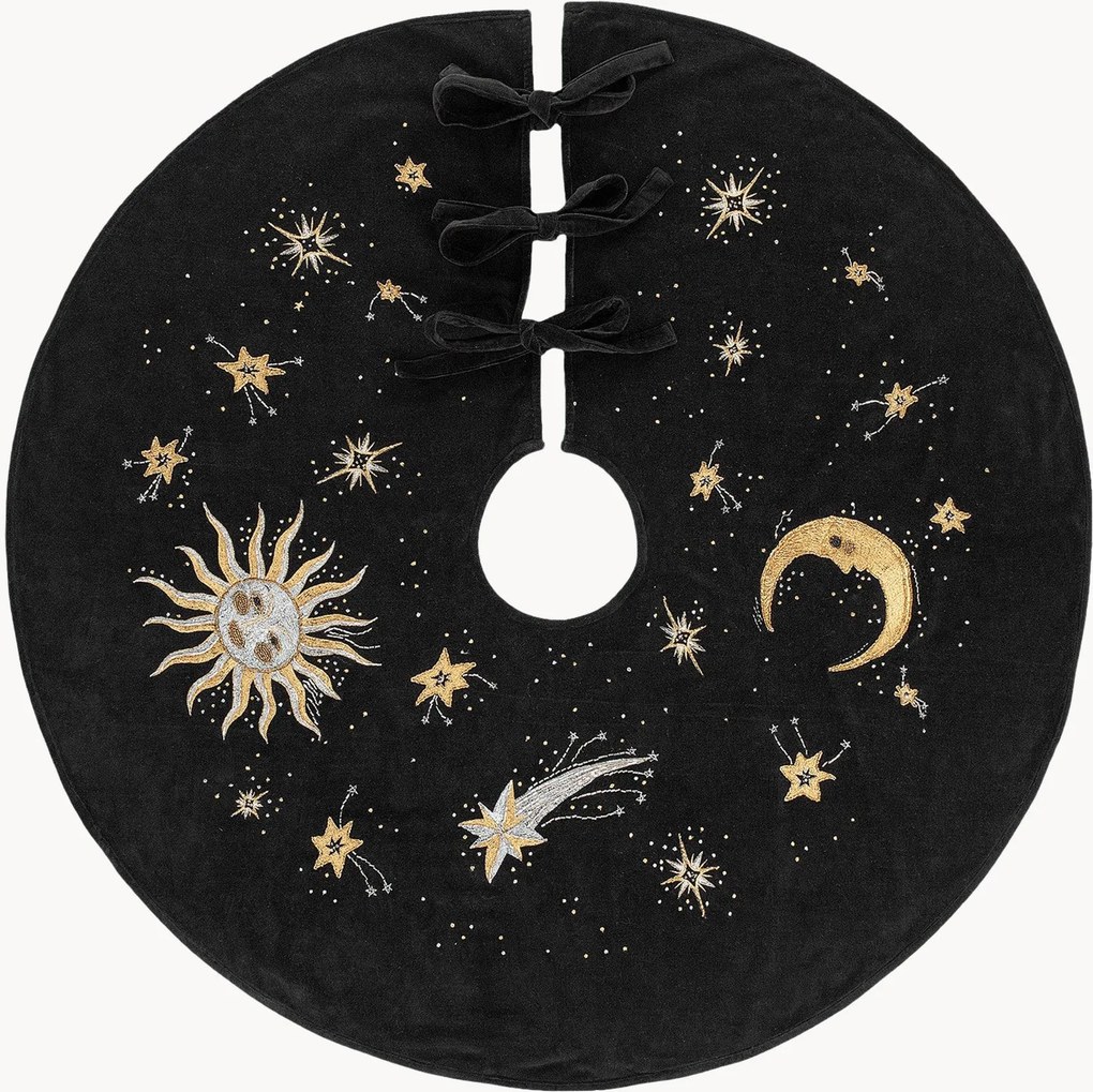 Ručne vyrobený koberec pod vianočný stromček Celestial
