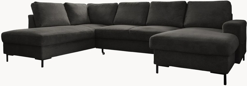 Menčestrová panoramatická rohová rozkladacia pohovka Lofty Lilly (8-miestna)