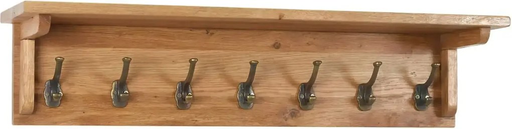Vešiak s poličkou, 90x20x20 cm