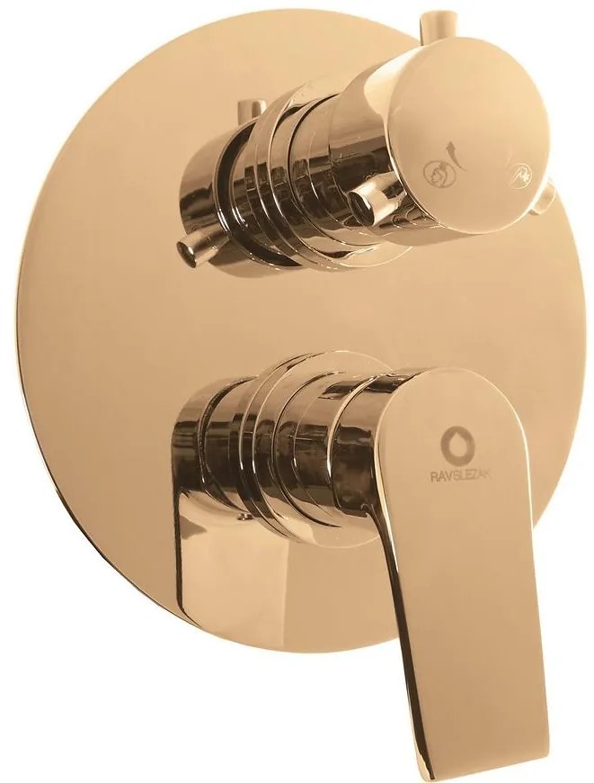 Batéria sprchová/vaňová podomietková Colorado zlato CO186KZ