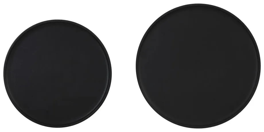 Okrúhle odkladacie stolíky v súprave 2 ks ø 43 cm Tobias – Light & Living
