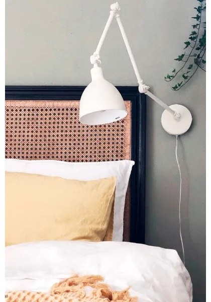 ByRydens 2827660-5007 - Stmievateľná nástenná lampa BAZAR 1xE27/5W/230V biela