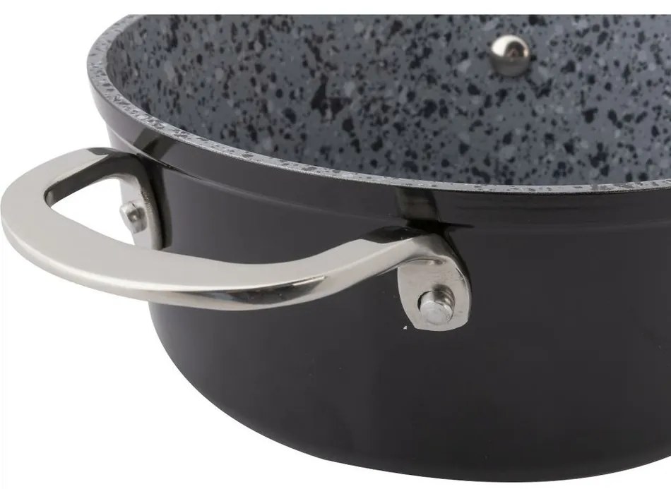 Lamart LT1254 kastról s pokrievkou Granit, pr. 24 cm, pr. 24 cm