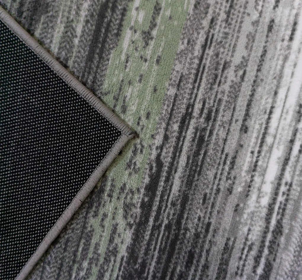 Koberec Accra 6505 Grey Green – zelený vzorovaný obdĺžnik Rozmer: 160x230 cm