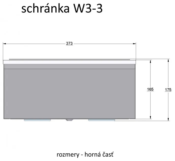 W3 - 3 poštová schránka antracit antracit