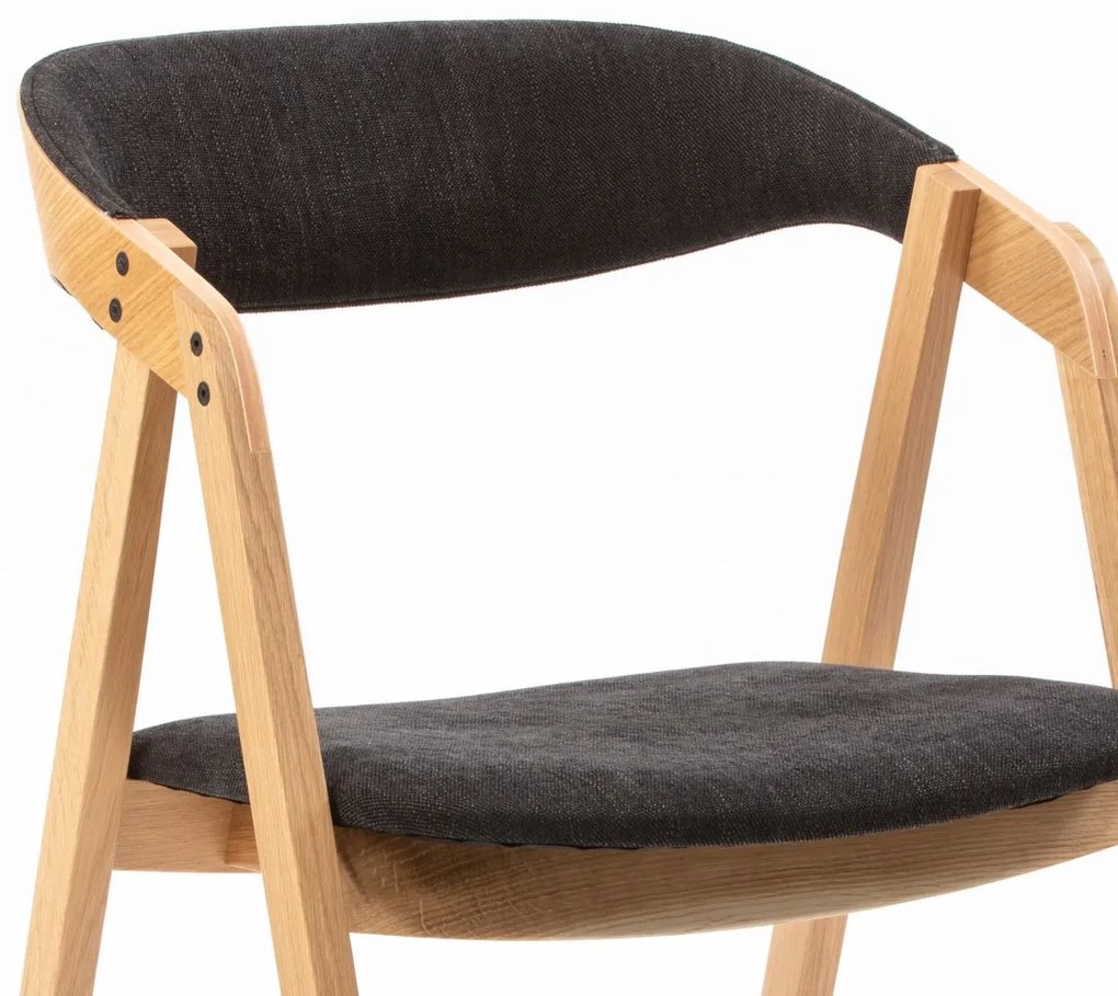 NELL FULL DREVENÁ STOLIČKA S ČALÚNENÍM oak