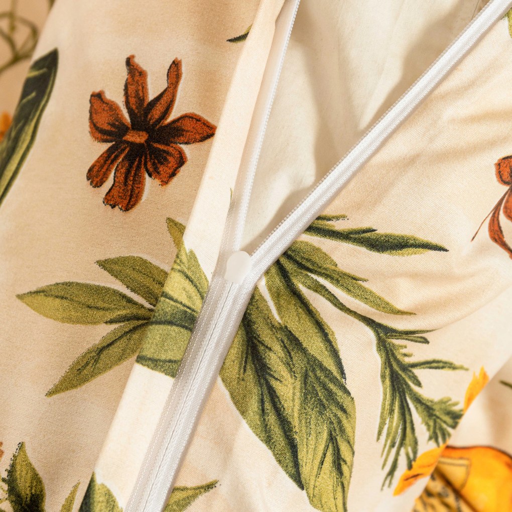 Obliečka na vankúš z mikrovlákna APOTHECARY 45x45 cm, krémová