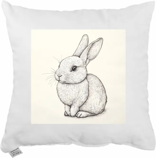 Dekoratívny vankúš Bunny Sketch 40x40 cm EMI