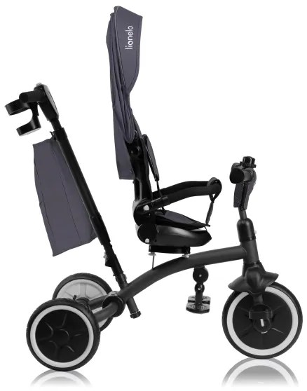 Lionelo - Detská trojkolka TRIS PLUS Grey Stone