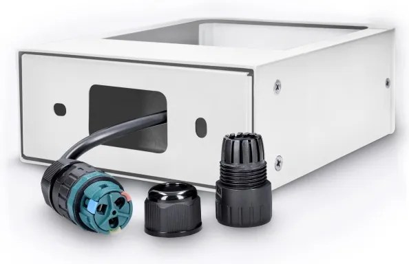 Brilagi - LED Vonkajšie nástenné svietidlo BARI LED/7W/230V biela IP54