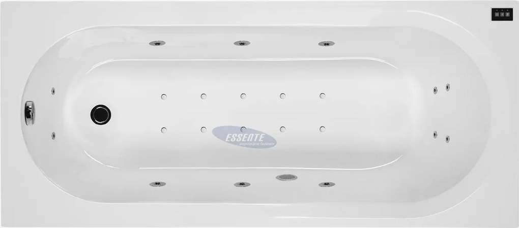 Obdĺžniková Masážna Vaňa S Hydromasážou 160x70