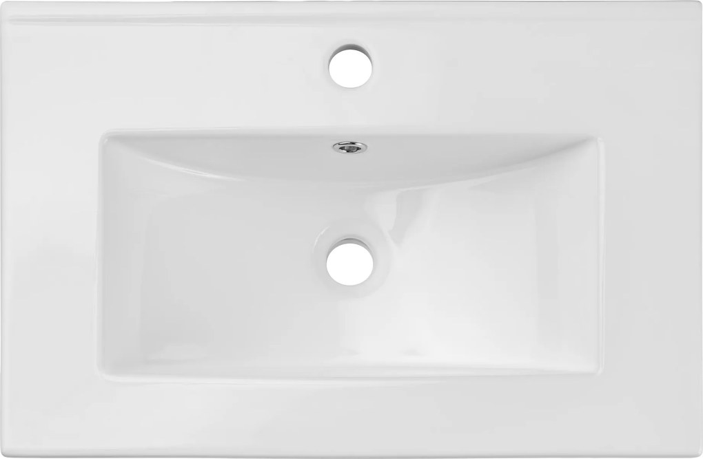 Comad Nábytkové keramické umývadlo UM-2060RB DANCE 60-DP, 62x40 cm, biela matná