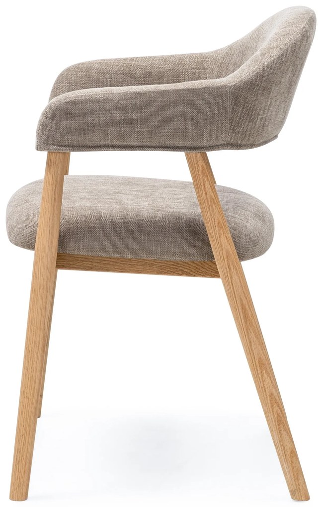 Jídelní křeslo Sorrento béžové/dub