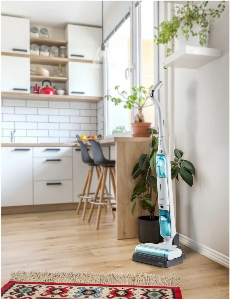 DOMO DO253SW podlahový čistič 2v1 s odsávaním