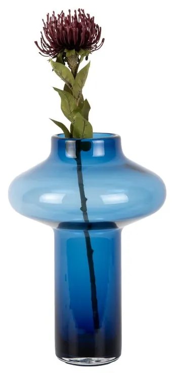 Modrá sklenená váza (výška 37 cm) Asombroso – PT LIVING