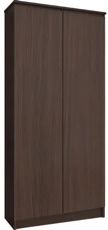 Regál R 80 cm CLP 2 dvierka 8 poličiek wenge