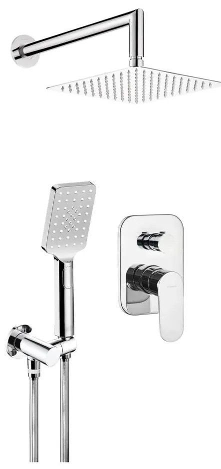 Deante NAC_09LP - Sprchová sada ALPINIA s podomietkovou batériou, lesklý chróm