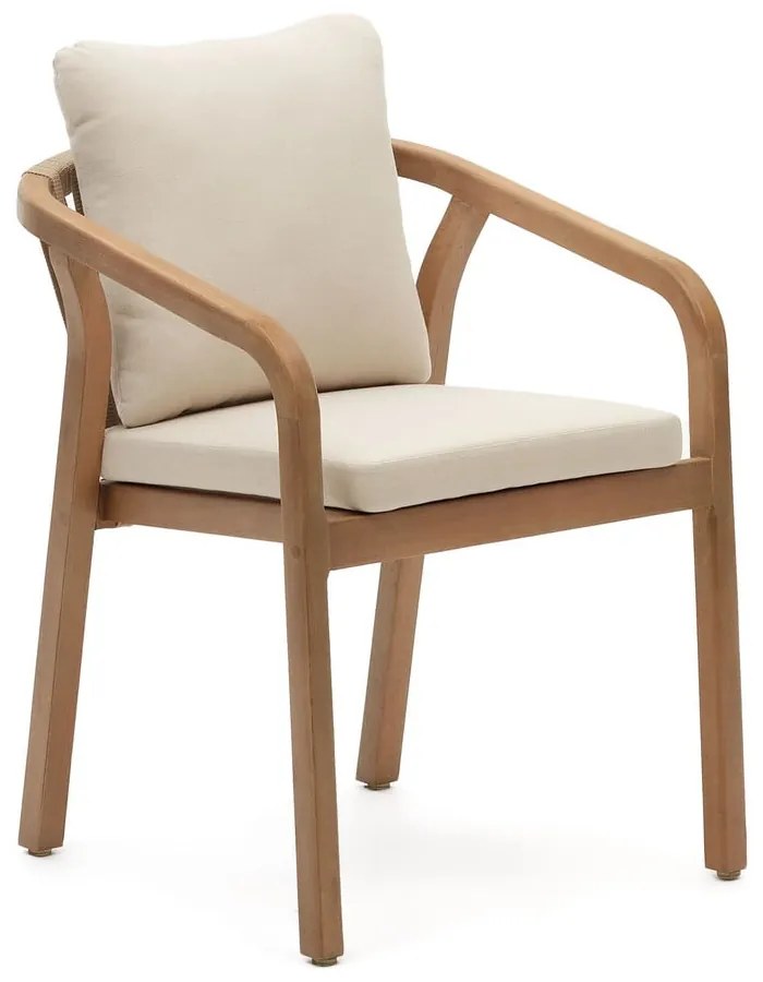 Jedálenská stolička v béžovo–prírodnej farbe v súprave 4 ks Malaret – Kave Home