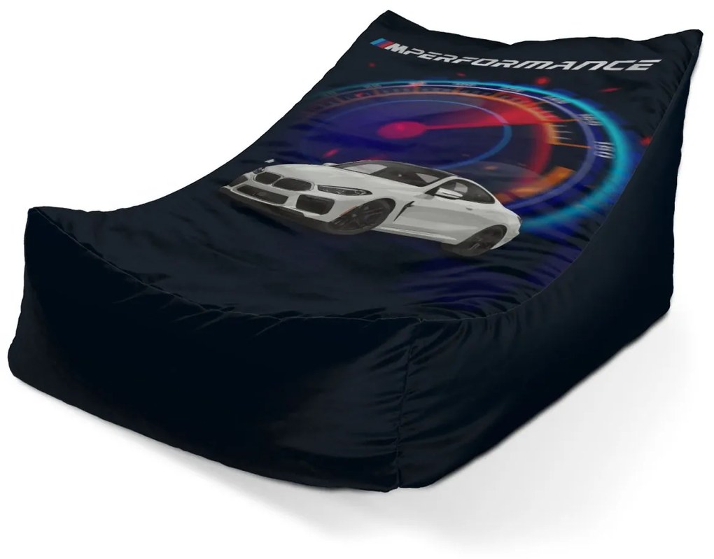 Sablio Sedací vak Lounge MPERFORMANCE Tachometer - 80 x 95 x 50 cm
