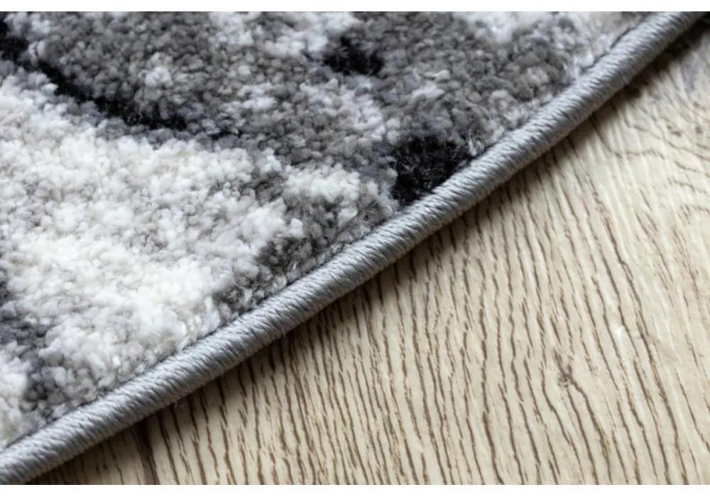 Kusový koberec Marblo šedý kruh 100cm
