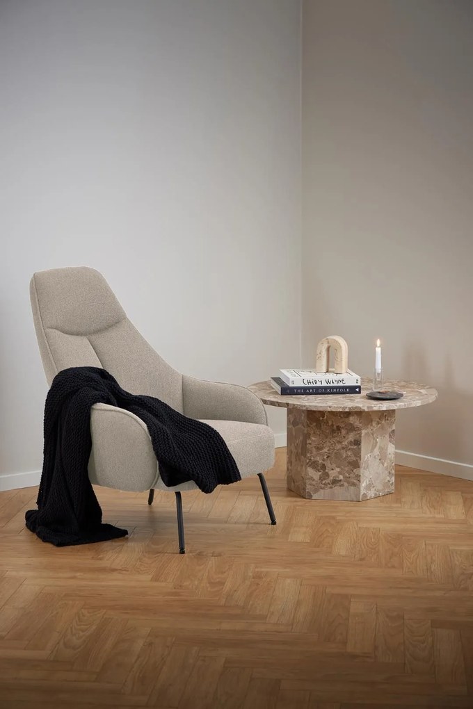Designové relaxační křeslo Texas béžové