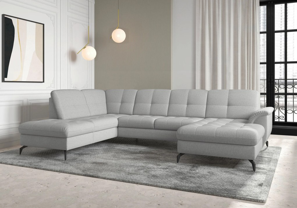 XXXLutz SEDACIA SÚPRAVA, textil, svetlosivá Sit & More - Sedačky - 00014401334F