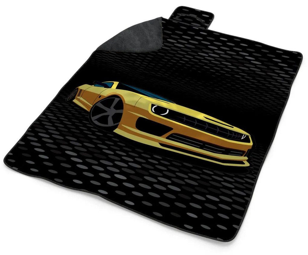 Sablio Plážová deka Chevrolet Camaro Bodky: 200x140 cm