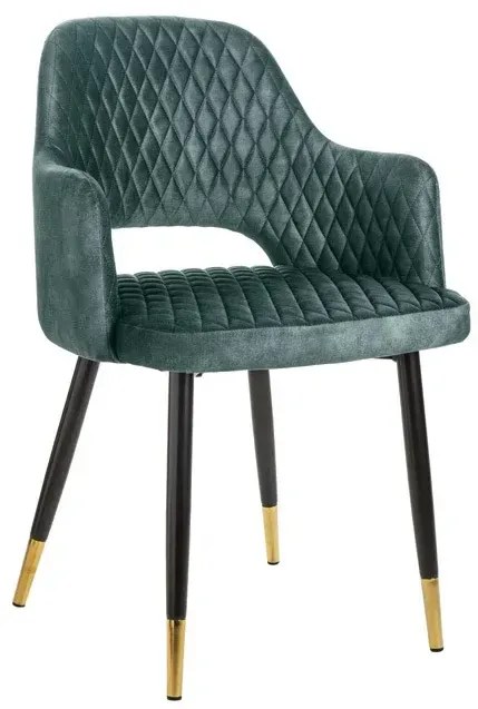 Invicta Interior - Elegantná stolička PARIS benzínová zamat