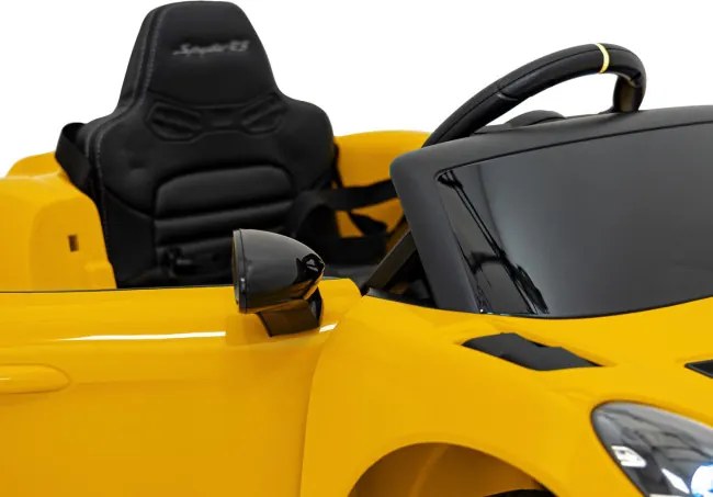 Elektrické autíčko Porsche Spyder RS 718 Lakier žlté