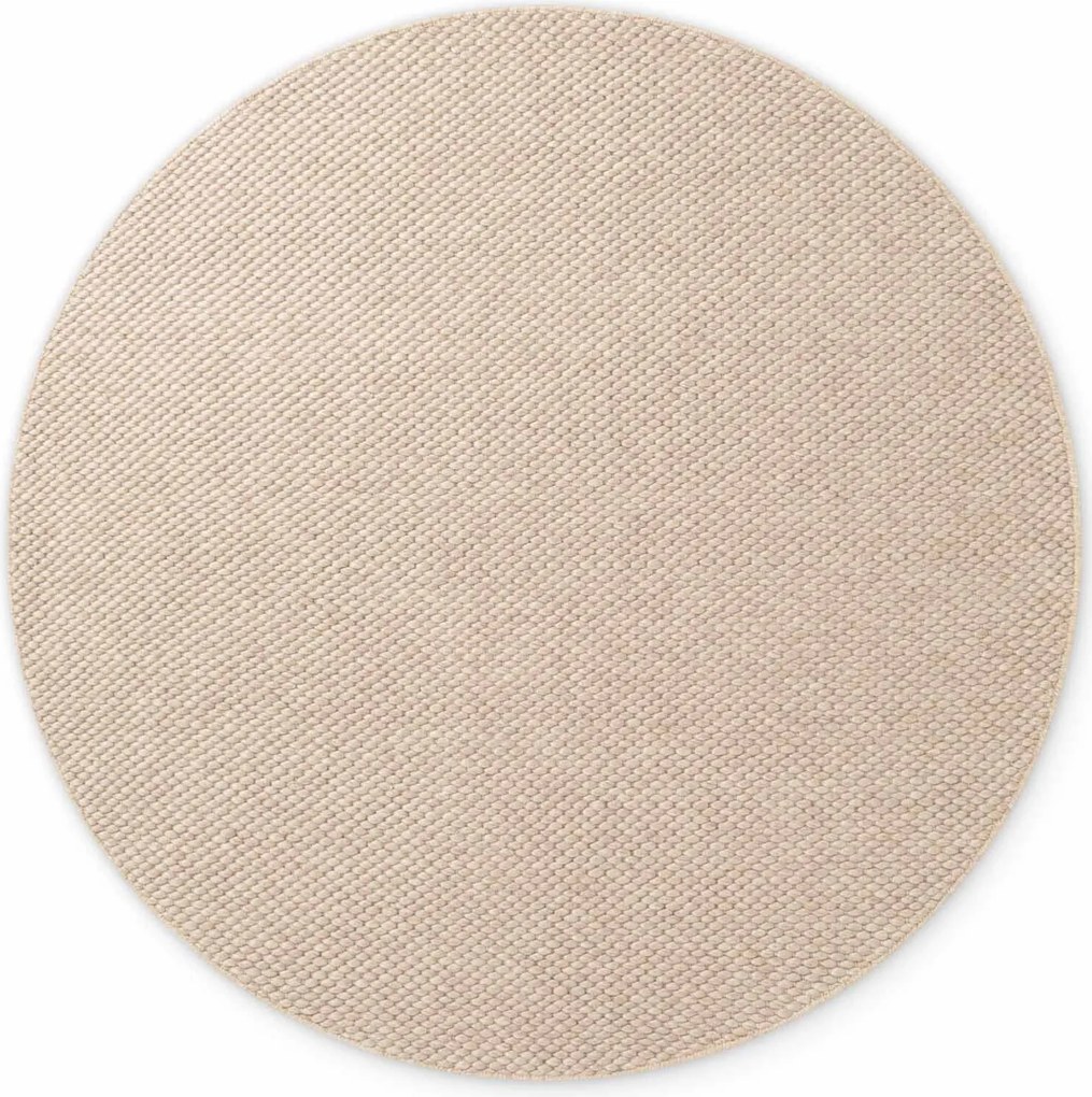 ELLE Decoration, Kusový koberec Lyon Beans 106315 Natural Beige kruh z kolekcie Elle, 200x200 (priemer) kruh, béžová, obývacia izba