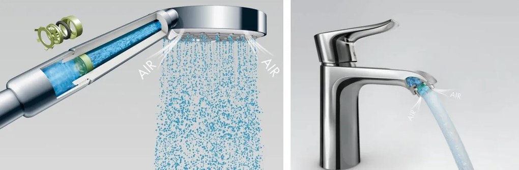 Hansgrohe Finoris, nástenná vaňová batéria, chrómová, HAN-76420000